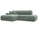 Диван угловой Лига-036 НПБ Модерн левый угол, Велюр, BRUT 08 зеленый