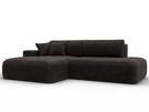 Диван угловой Лига-036 НПБ Модерн левый угол, Велюр, BRUT 17 коричневый