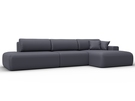 Диван угловой Лига-036 НПБ Модерн Лонг правый угол, Экокожа, GRIFON 15 серый