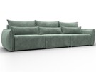 Диван прямой Лига-051 НПБ Лонг, Велюр, BRUT 08 зеленый