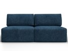 Диван прямой модульный Лига-060 НПБ, Велюр, BRUT 11 синий