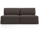 Диван прямой модульный Лига-060 НПБ, Рогожка, Амур 05 коричневый