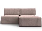 Диван угловой модульный Лига-060 НПБ угол универсальный, Велюр, TOWER 05 бежевый