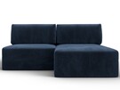 Диван угловой модульный Лига-060 НПБ угол универсальный, Велюр, TOWER 13 синий