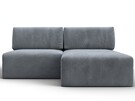 Диван угловой модульный Лига-060 НПБ угол универсальный, Велюр, TOWER 10 серый