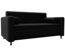 Диван прямой Лига-070, Экокожа, GRIFON 18 черный