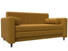 Диван прямой Лига-070, Велюр, BRUT 10 желтый