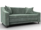 Диван прямой Лига-071, Велюр, BRUT 08 зеленый