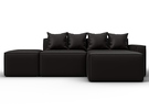 Диван угловой модульный Лига-063 угол правый, Экокожа, GRIFON 12 коричневый