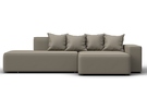 Диван угловой Лига-079 угол правый, Экокожа, GRIFON 04 бежевый