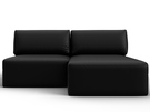 Диван угловой модульный Лига-060 НПБ угол универсальный, Экокожа, GRIFON 18 черный