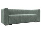 Диван прямой Лига-073, Велюр, BRUT 08 зеленый