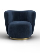Кресло Лига-072, Велюр, TOWER 13 синий