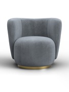 Кресло Лига-072, Велюр, TOWER 10 серый