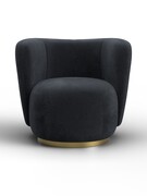 Кресло Лига-072, Велюр, TOWER 11 темно-серый