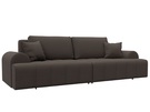 Диван прямой Лига-080, Рогожка, Амур 05 коричневый