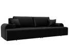 Диван прямой Лига-080, Экокожа, GRIFON 18 черный