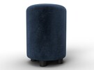 Пуф 001, Велюр, TOWER 13 синий