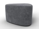 Пуф 004, Велюр, BRUT 16 темно-серый