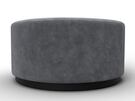 Пуф 005, Велюр, BRUT 16 темно-серый