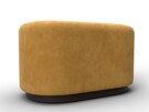 Пуф 007, Велюр;Экокожа, BRUT 10 желтый