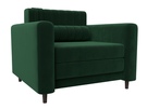 Кресло Лига-070, Велюр, SEVEN 626 зеленый