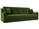 Диван-книжка Сенатор, Микровельвет, Зеленый