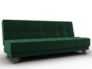 Диван прямой Винсент, Велюр, SEVEN 626 зеленый