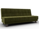 Диван прямой Винсент, Микровельвет, Зеленый