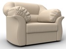 Кресло Карнелла, Экокожа, Бежевый