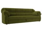 Диван прямой Карнелла, Микровельвет, Зеленый