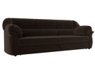 Диван прямой Карнелла, Микровельвет, Коричневый