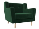 Кресло Брайтон, Велюр, SEVEN 626 зеленый