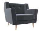 Кресло Брайтон, Велюр, SEVEN 17 серый