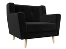 Кресло Брайтон, Велюр, SEVEN 35 черный
