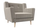 Кресло Брайтон, Микровельвет, Бежевый