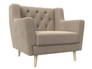 Кресло Брайтон Люкс, Велюр, SEVEN 729 бежевый