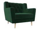 Кресло Брайтон Люкс, Велюр, SEVEN 626 зеленый