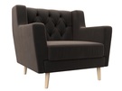 Кресло Брайтон Люкс, Велюр, SEVEN 727 коричневый
