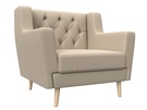 Кресло Брайтон Люкс, Экокожа, Бежевый