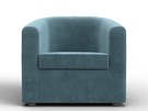 Кресло Норден, Велюр, SEVEN 113 бирюзовый