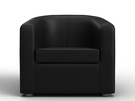 Кресло Норден, Экокожа, Черный