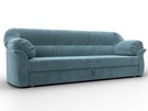Диван прямой Карнелла, Велюр, SEVEN 113 бирюзовый