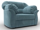 Кресло Карнелла, Велюр, SEVEN 113 бирюзовый