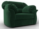 Кресло Карнелла, Велюр, SEVEN 626 зеленый