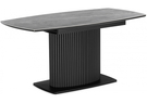 Керамический стол, Фестер 140(180)х80 larka grey / черный