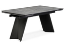 Керамический стол, Вейв 160(220)х89 larka grey / черный