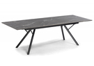 Керамический стол, Ворен 180(240)x90 nero markina / черный