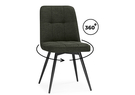 Стул на металлокаркасе, Texas 4 поворотный темно-зеленый / черный