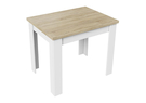 Стол деревянный, Промо Тип 3 белый / дуб сонома светлый